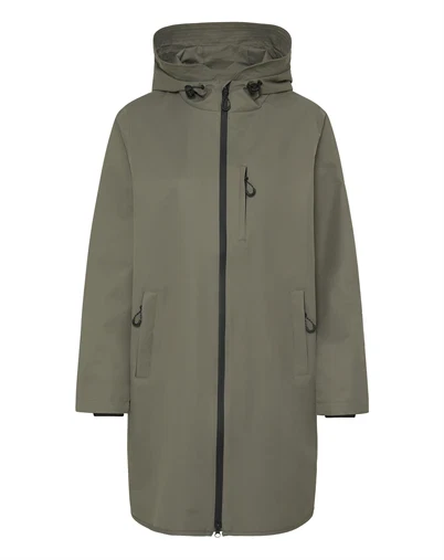 Fransa - FRShelly 3 Regnjakke - Smokey Olive 